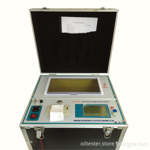 0~80kv Transformer Oil Breakdown Voltage Tester